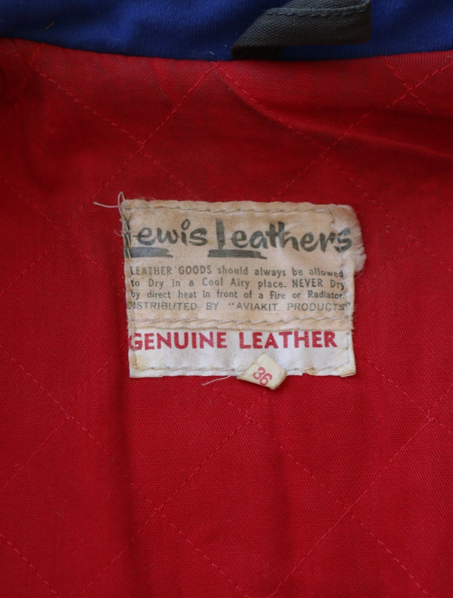 1970S 'LEWIS LEATHERS' BMW MOTO RACING LEATHER JACKET - TWO FOLD