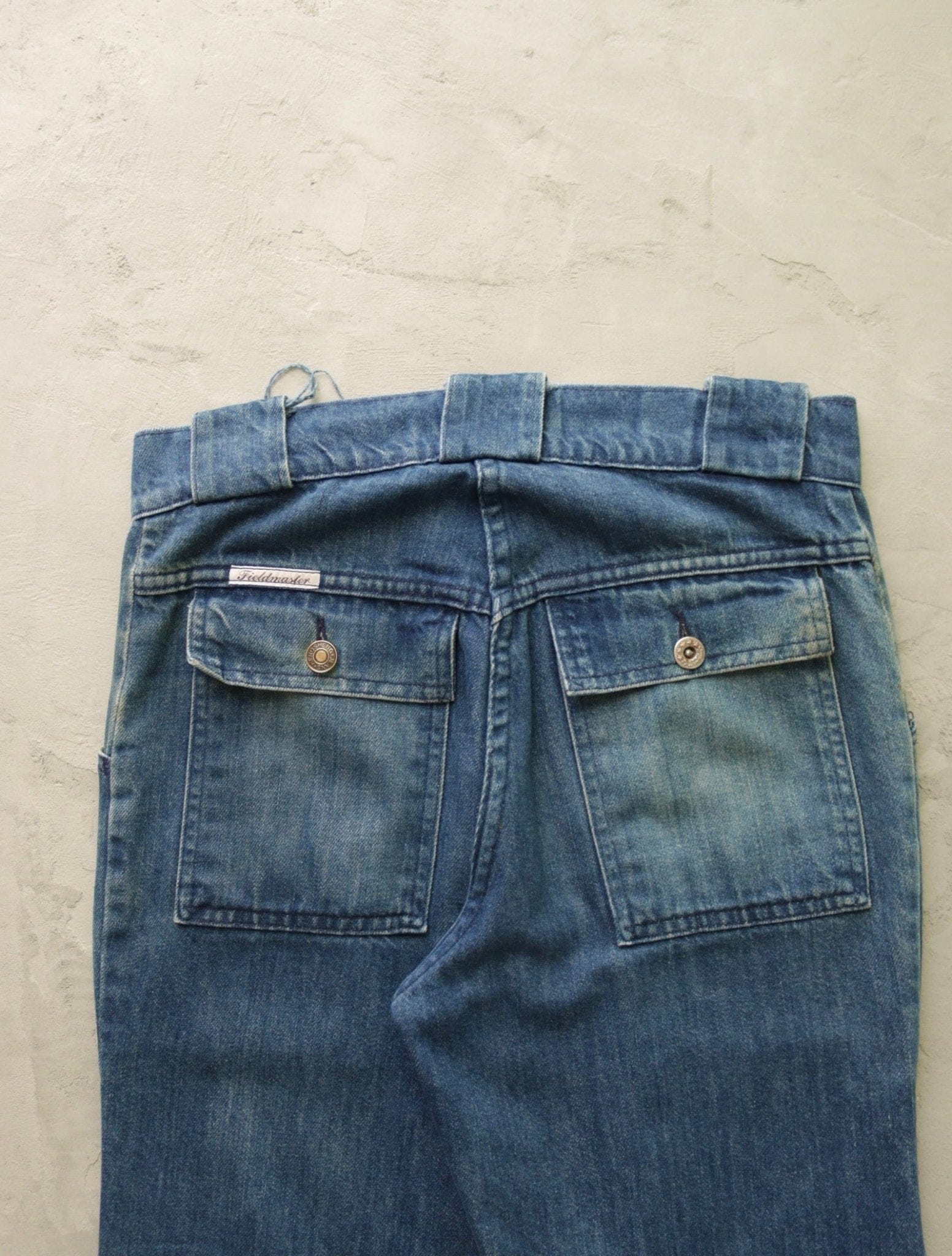 1970S MUD FADED FLARED BUSH PANTS - TWO FOLD