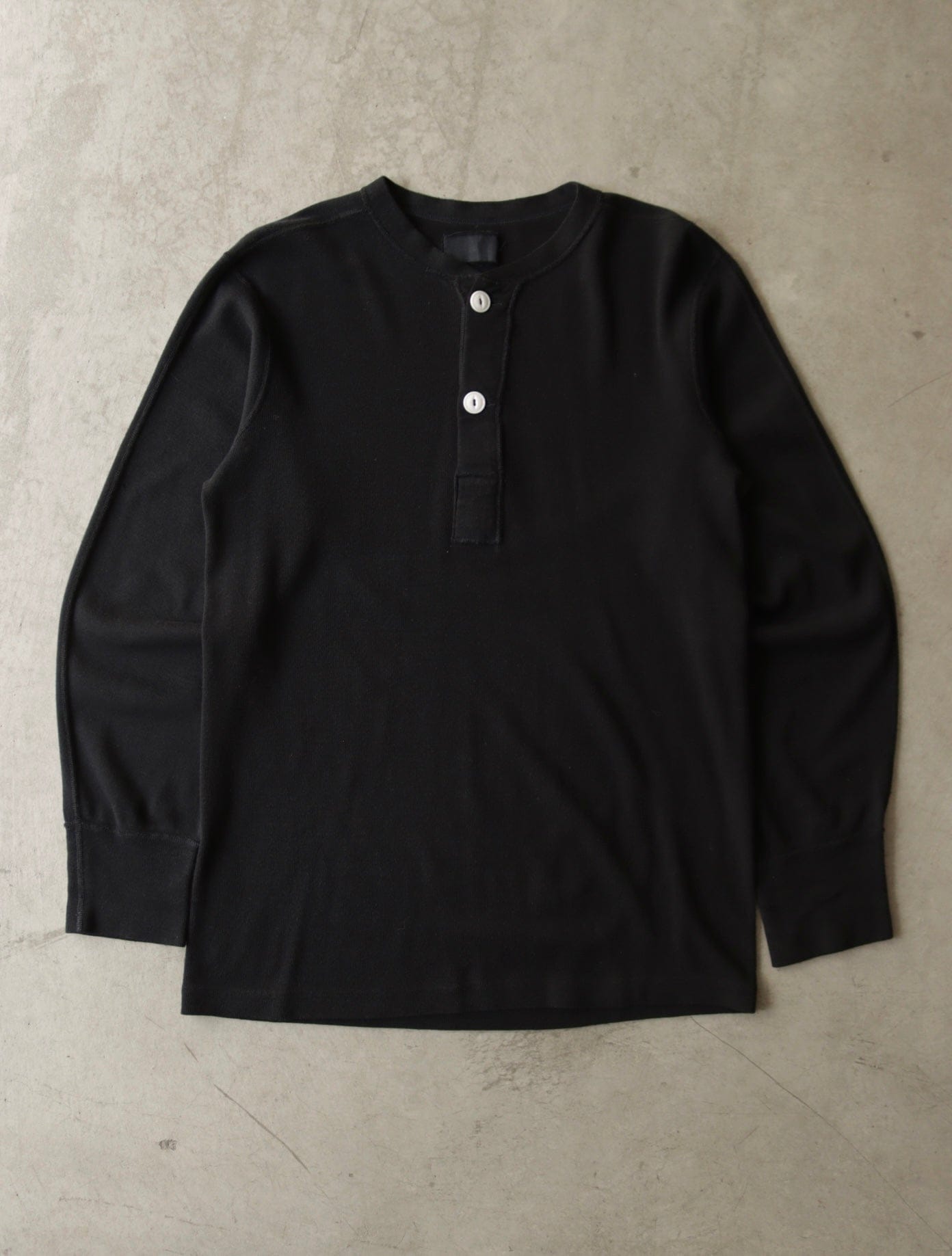 1970S OVERDYED BLACK THERMAL - TWO FOLD