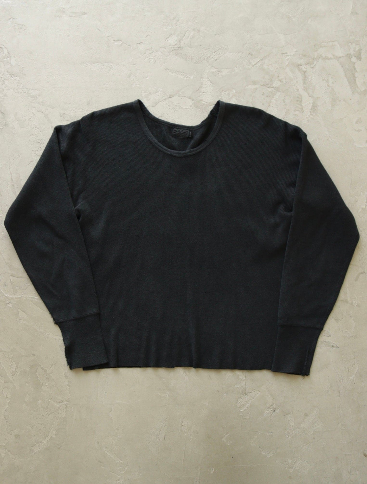 1970S OVERDYED THERMAL SHIRT - TWO FOLD