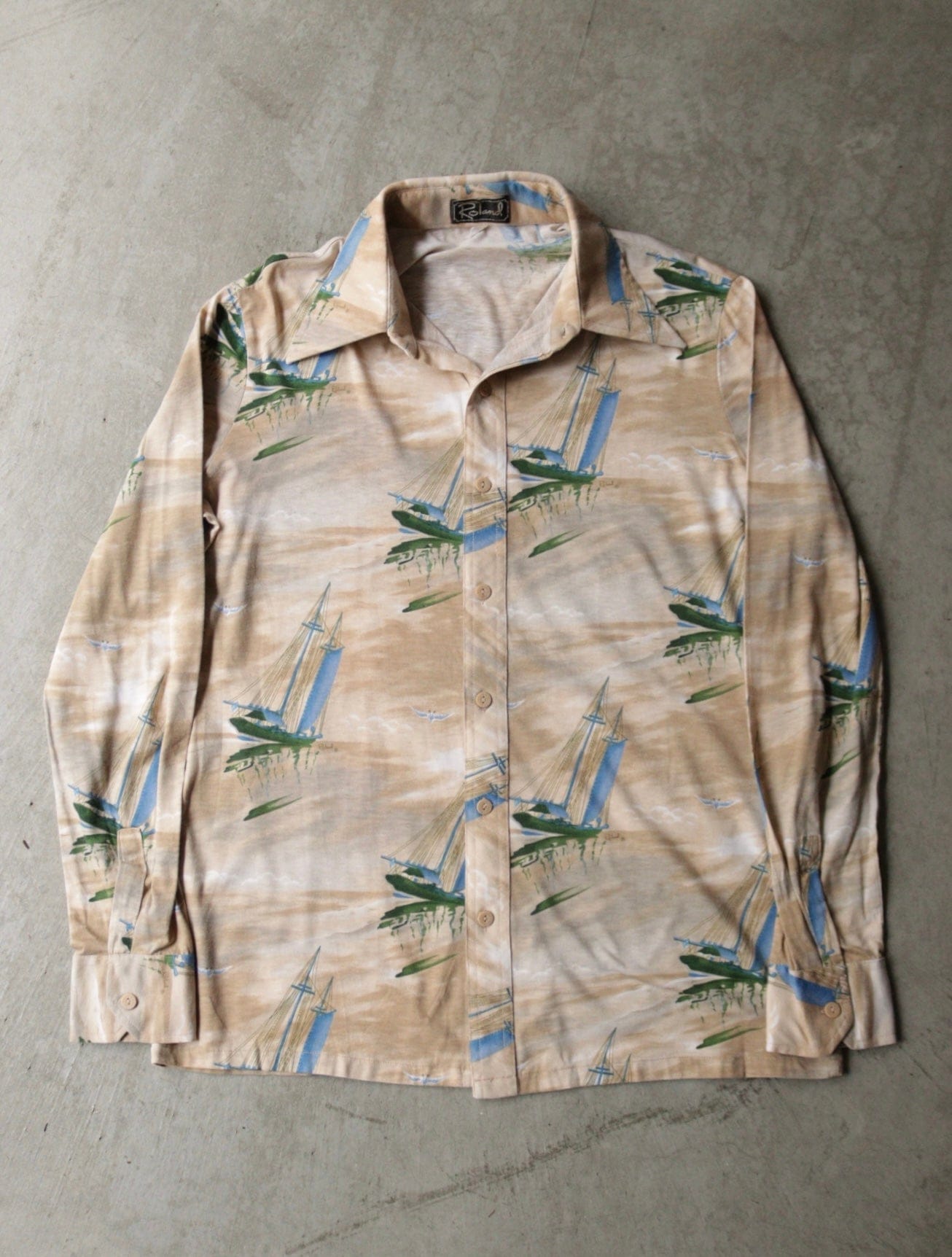 1970S ROLAND BOAT SHIRT - TWO FOLD