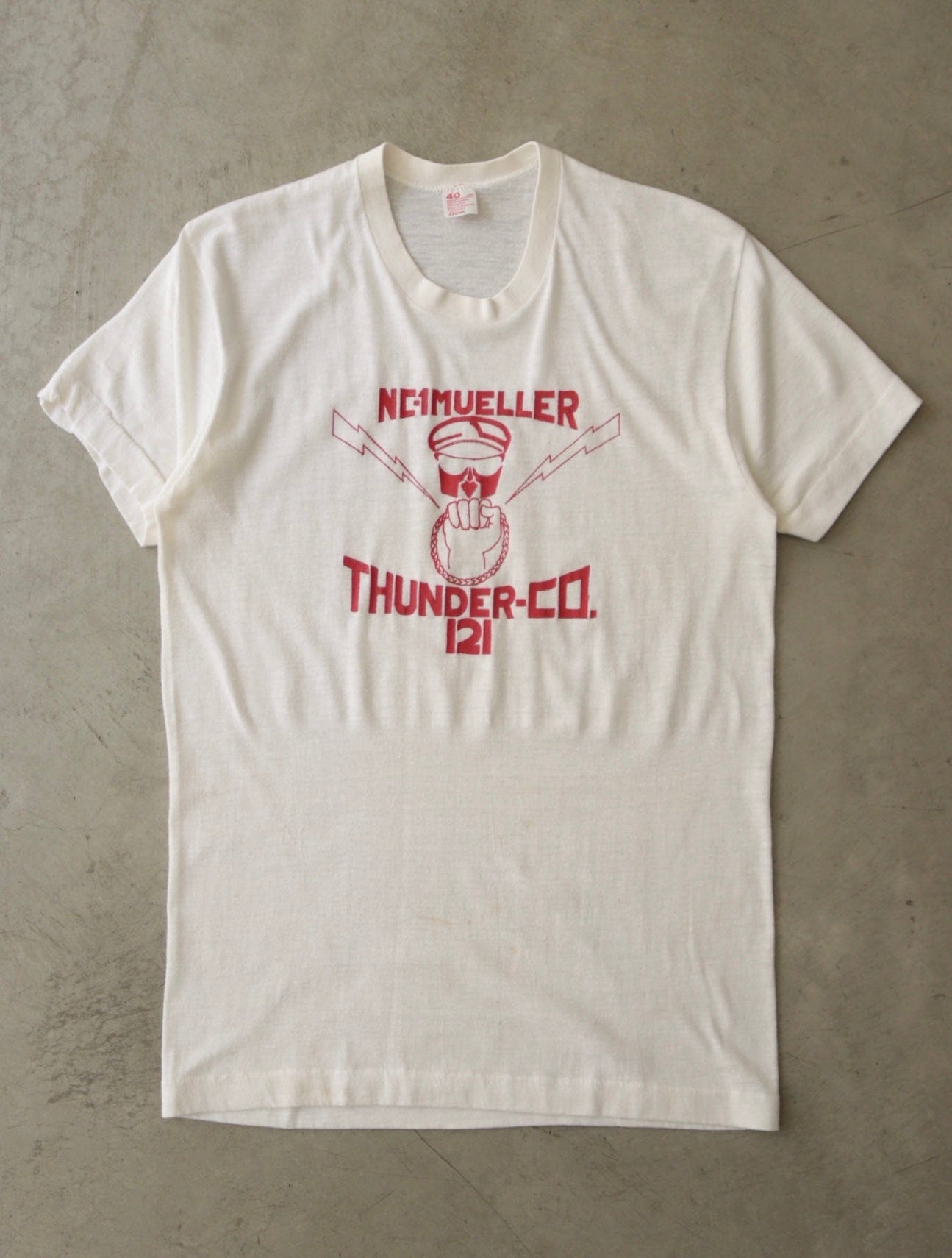 1970S THUNDER NC-1 MUELLER TEE - TWO FOLD