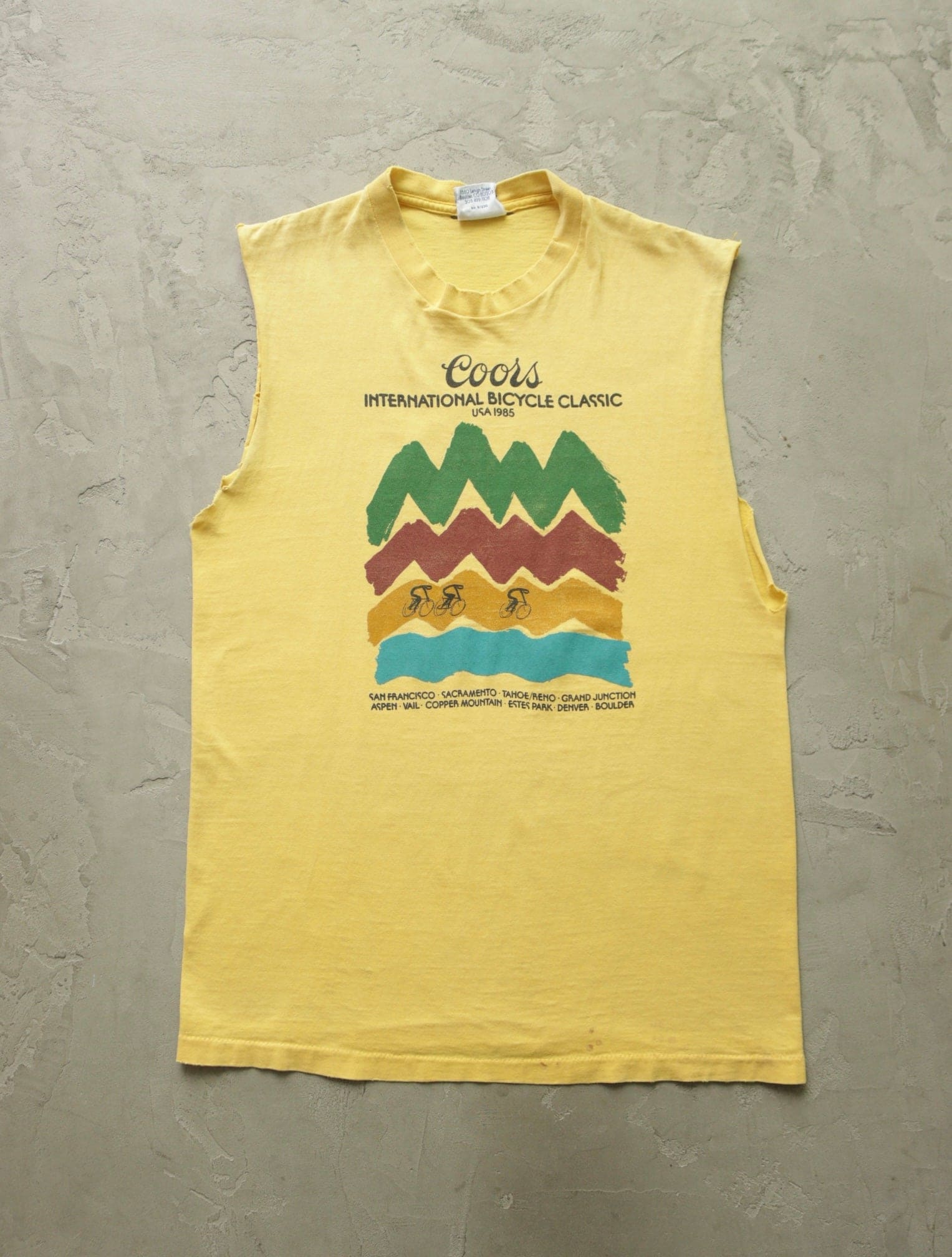 1980S COORS DISTRESSED TANK TOP - TWO FOLD