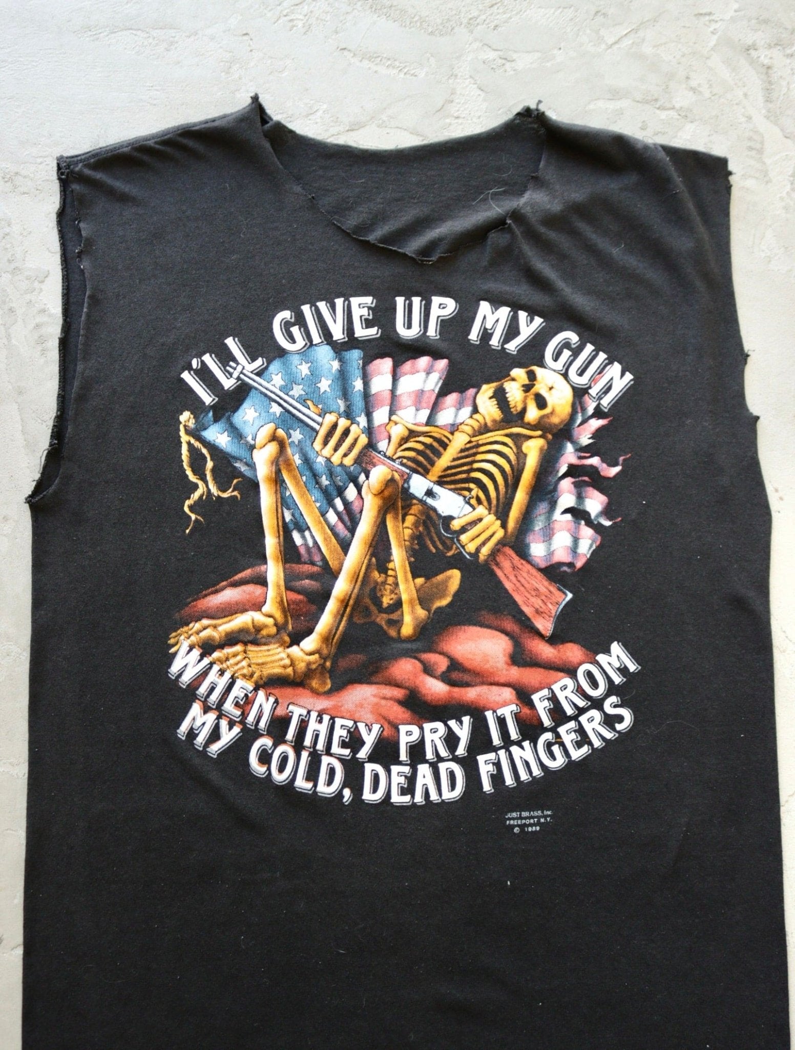 1980S MY COLD DEAD FINGERS TANK TOP - TWO FOLD