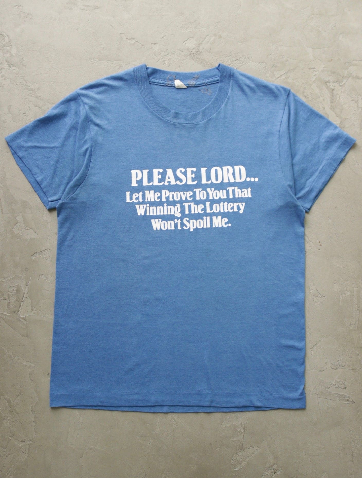 1980S PLEASE LORD LOTTERY TEE - TWO FOLD