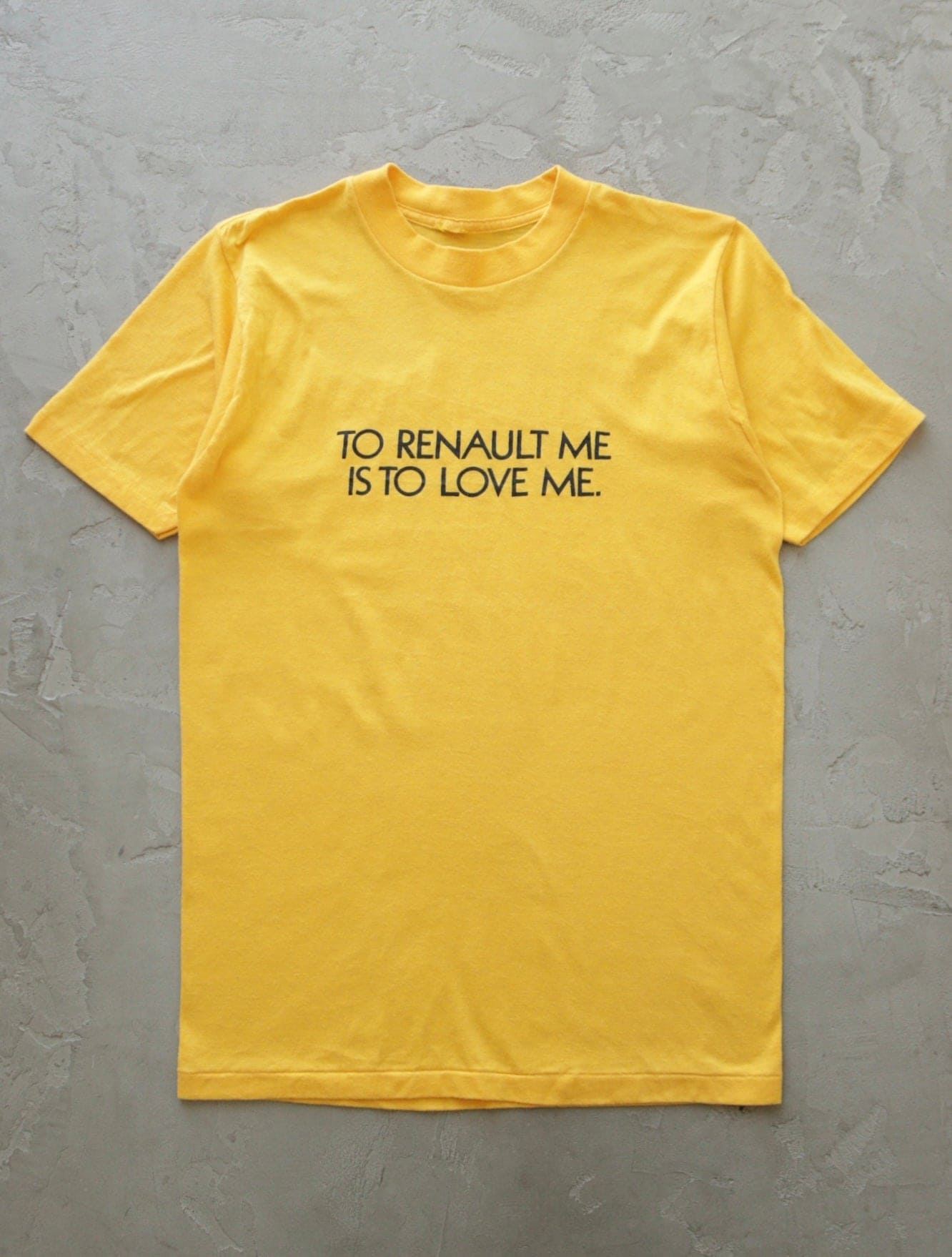 1980S TO RENAULT ME IS TO LOVE ME TEE - TWO FOLD