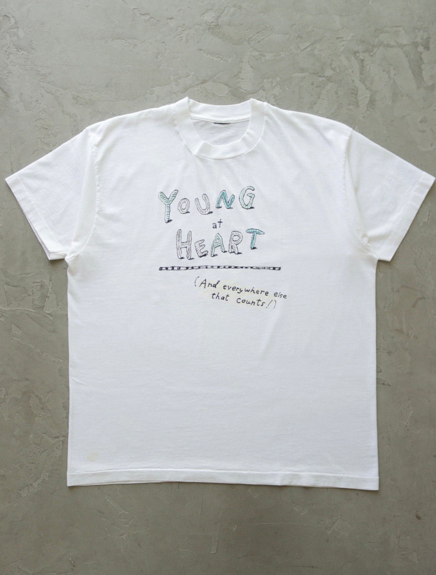 1980S YOUNG AT HEART TEE - TWO FOLD