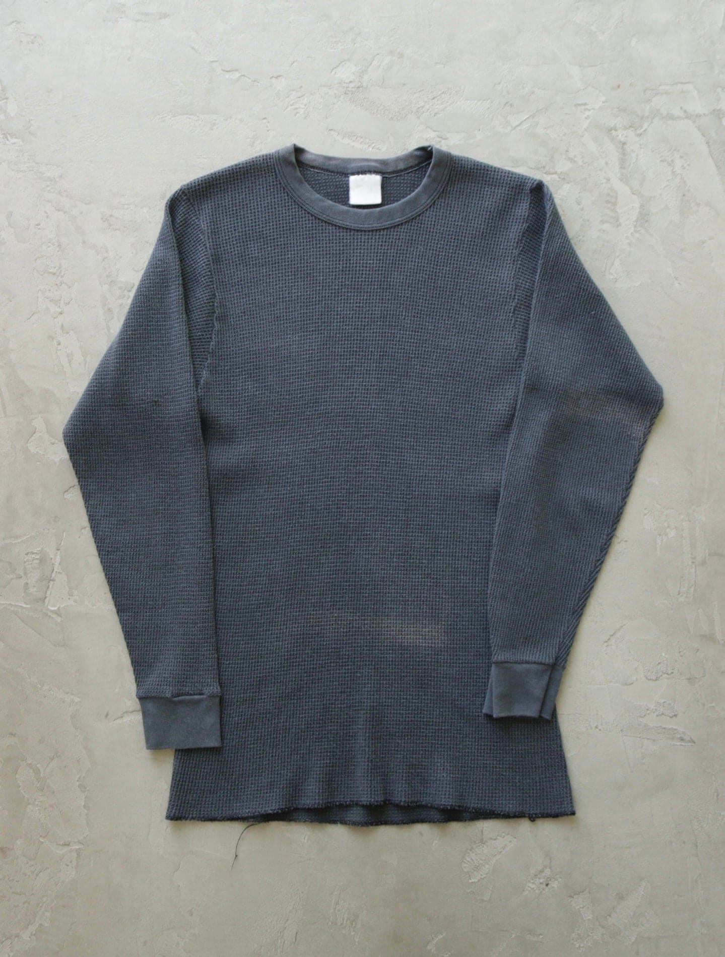 1990S GRAY FADED THERMAL SHIRT - TWO FOLD