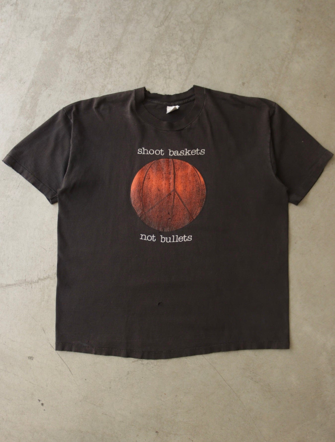 1990S HCI SHOOT BASKETS NOT BULLETS TEE - TWO FOLD