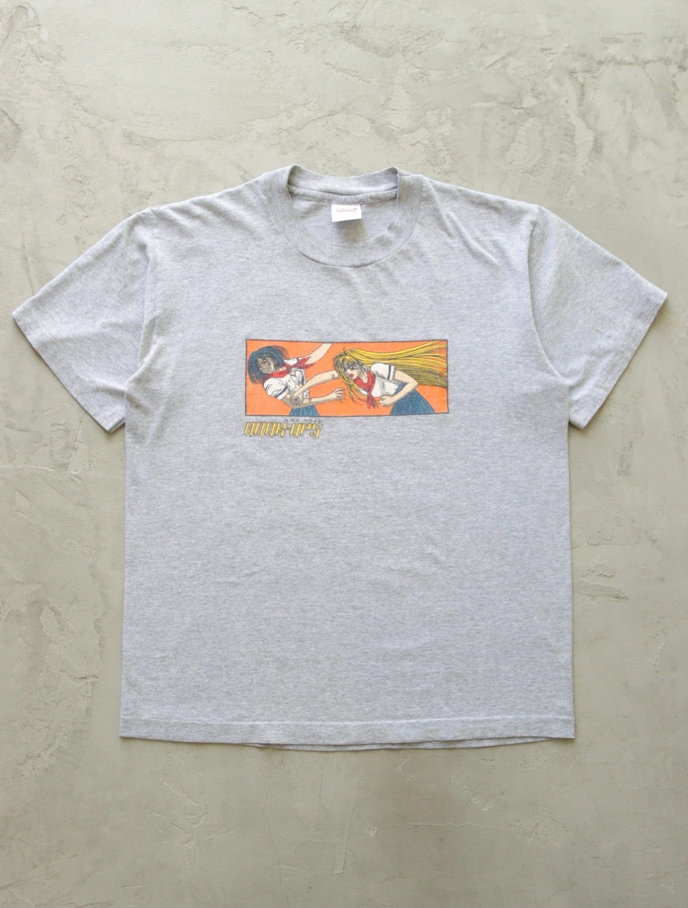 1990S HOOKUPS ANIME FIGHT TEE - TWO FOLD