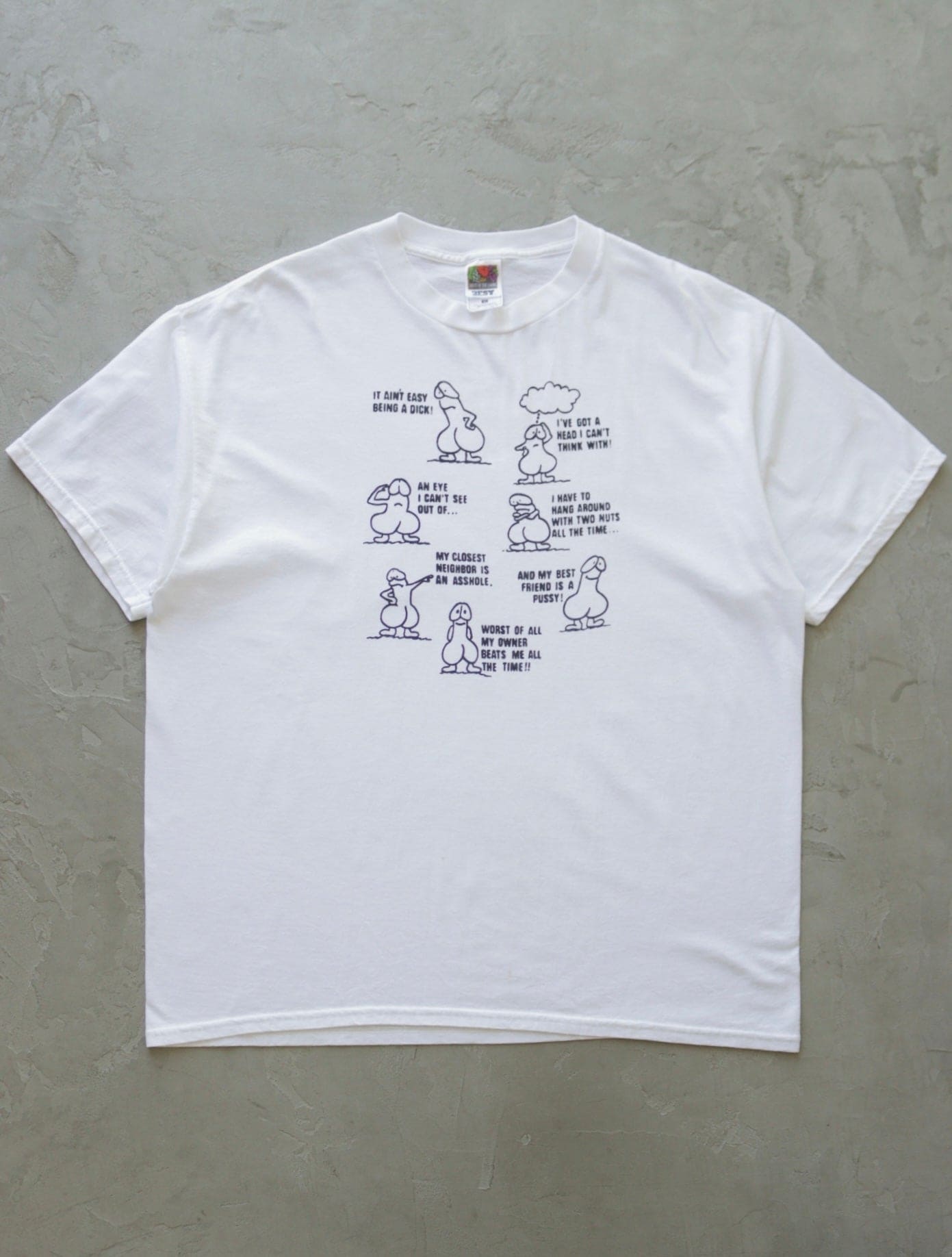1990S IT AIN'T EASY BEING A D*CK TEE - TWO FOLD