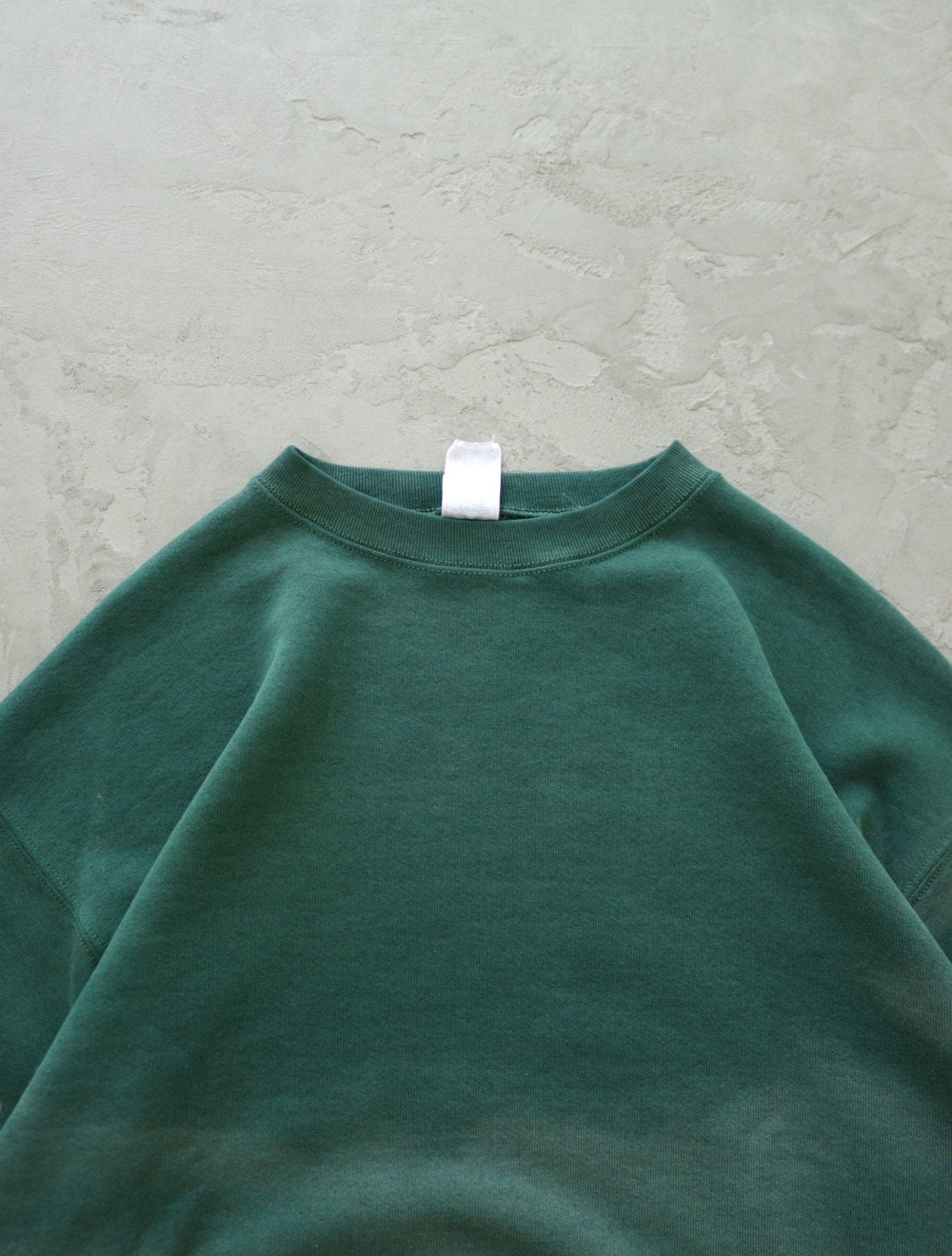 1990S SUN FADED GREEN SWEATSHIRT - TWO FOLD