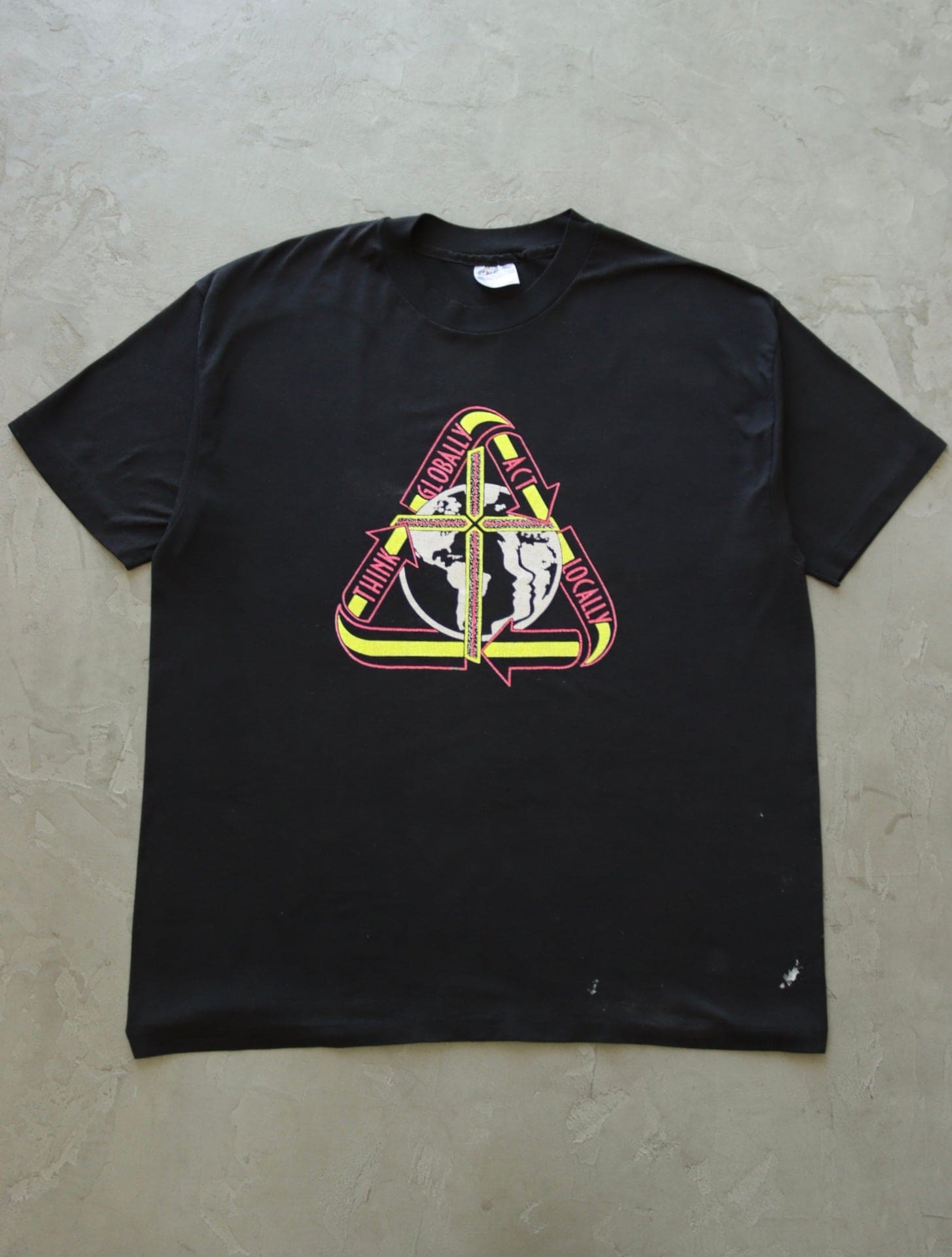 1990S THINK GLOBALLY TEE - TWO FOLD