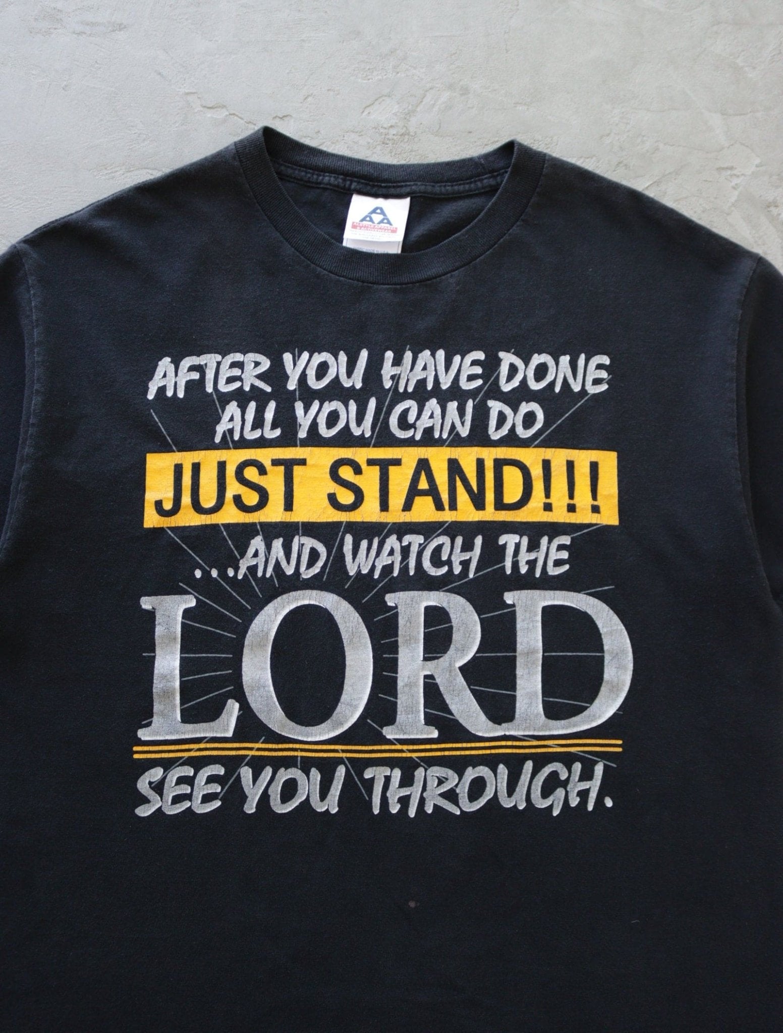 1990S WATCH THE LORD TEE - TWO FOLD