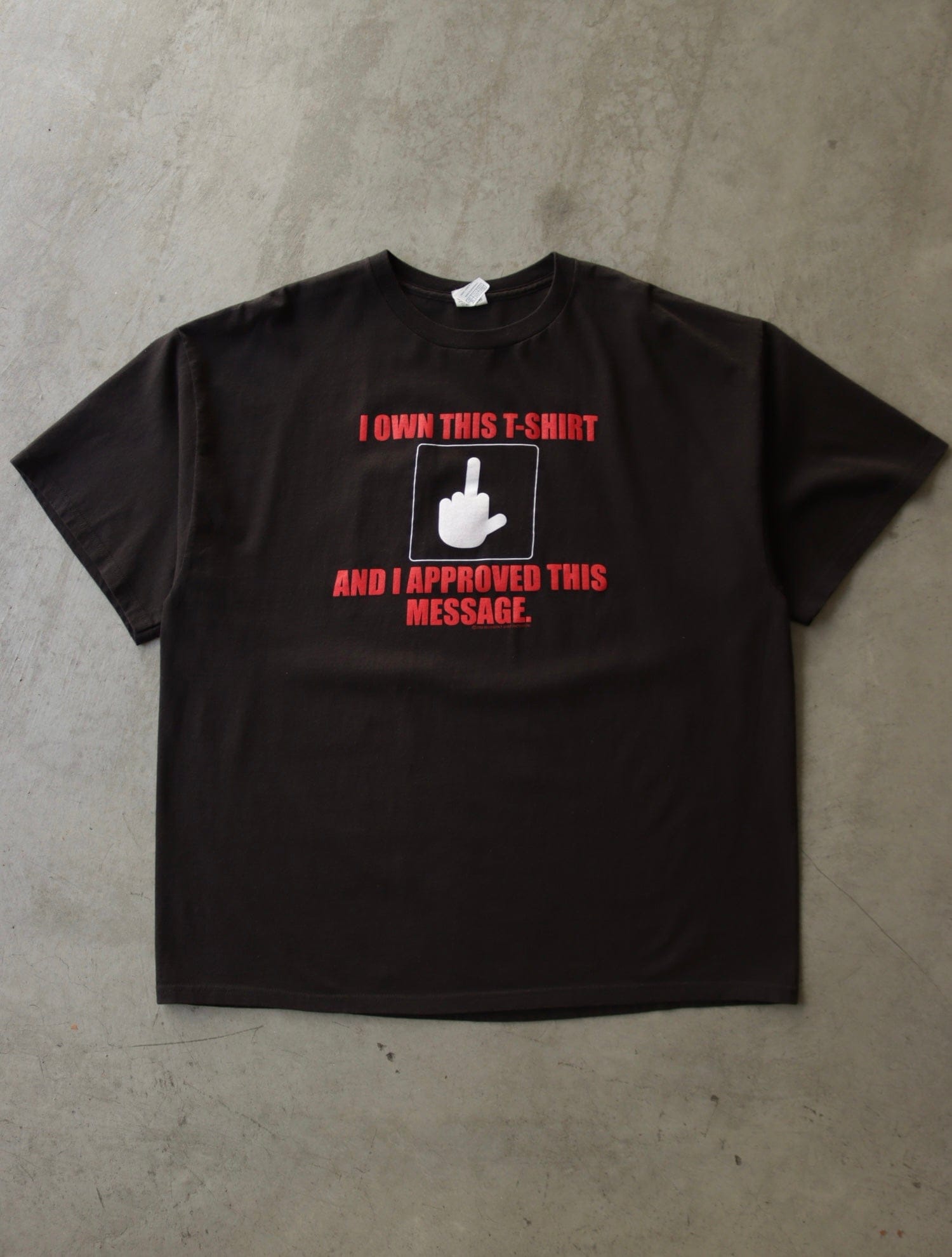 2000S MIDDLE FINGER TEE - TWO FOLD
