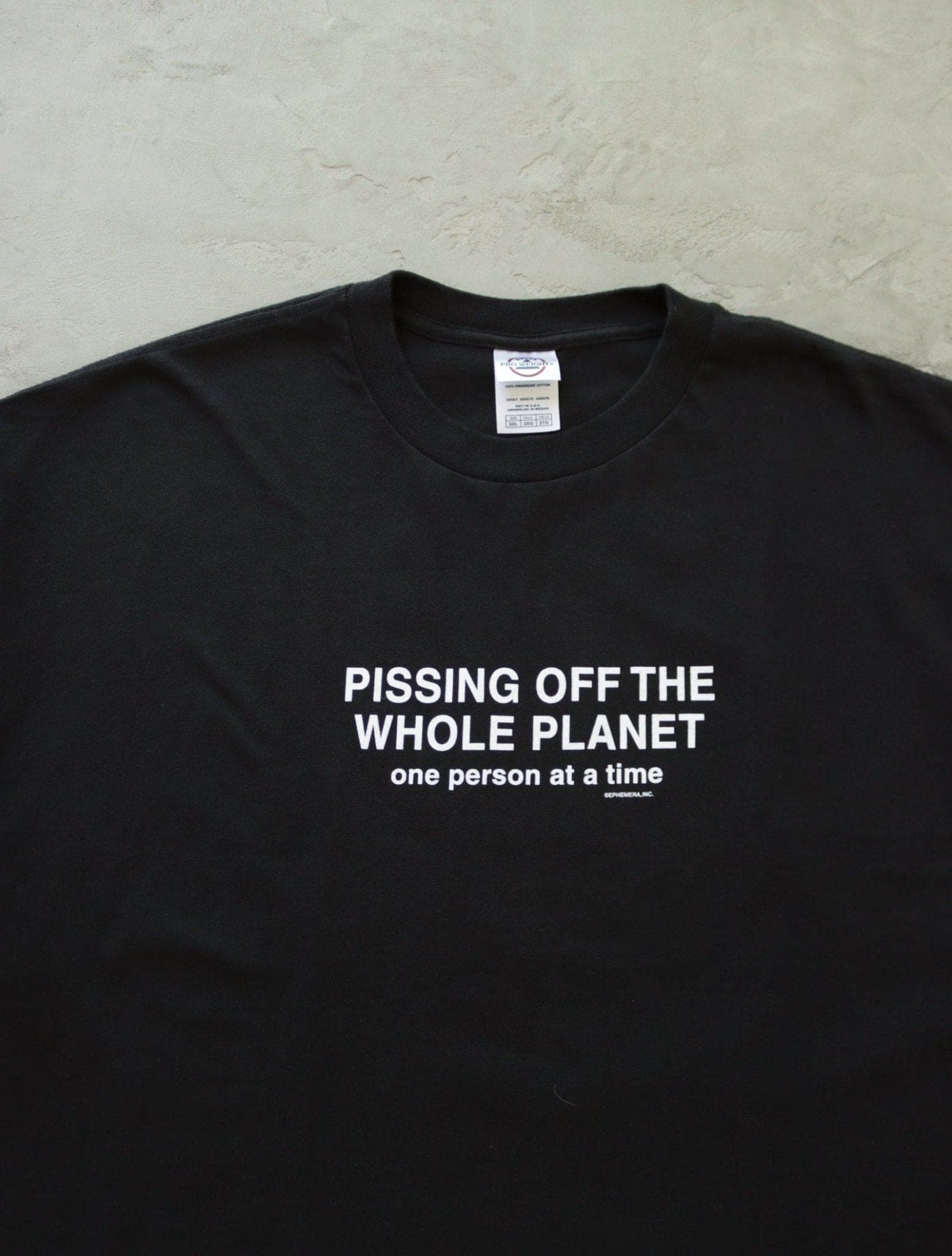 2000S PISSING OFF THE PLANET TEE - TWO FOLD