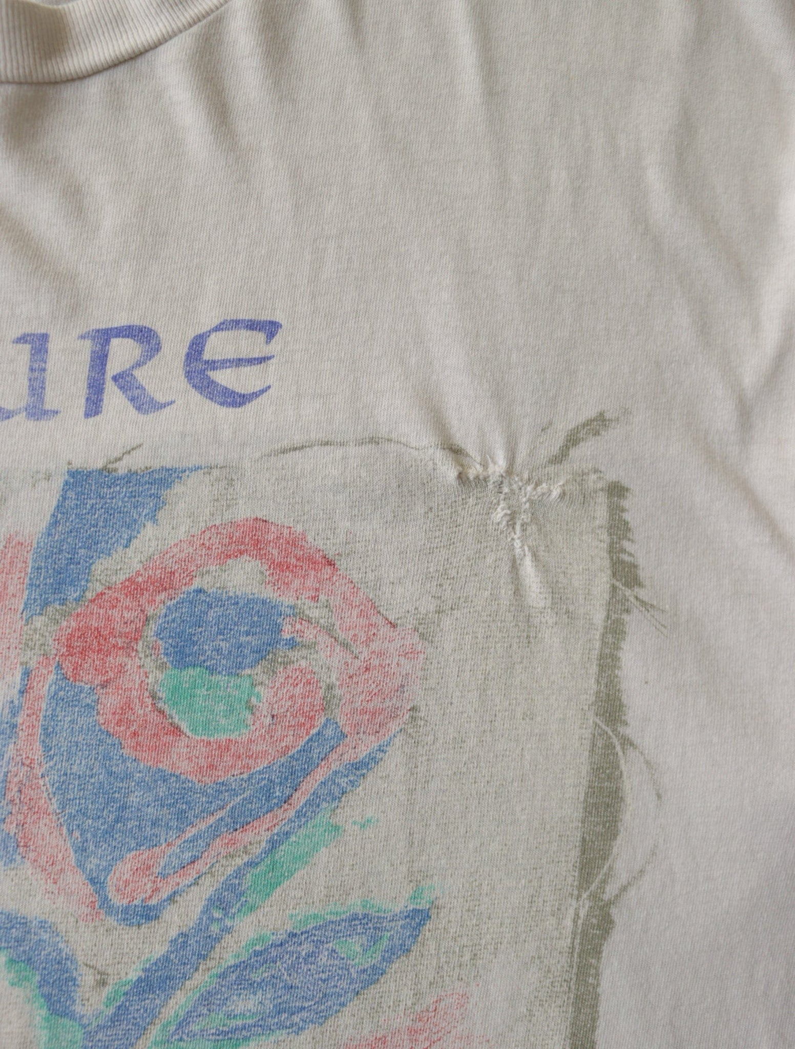 1980S THE CURE LOVESONG BOXY TEE