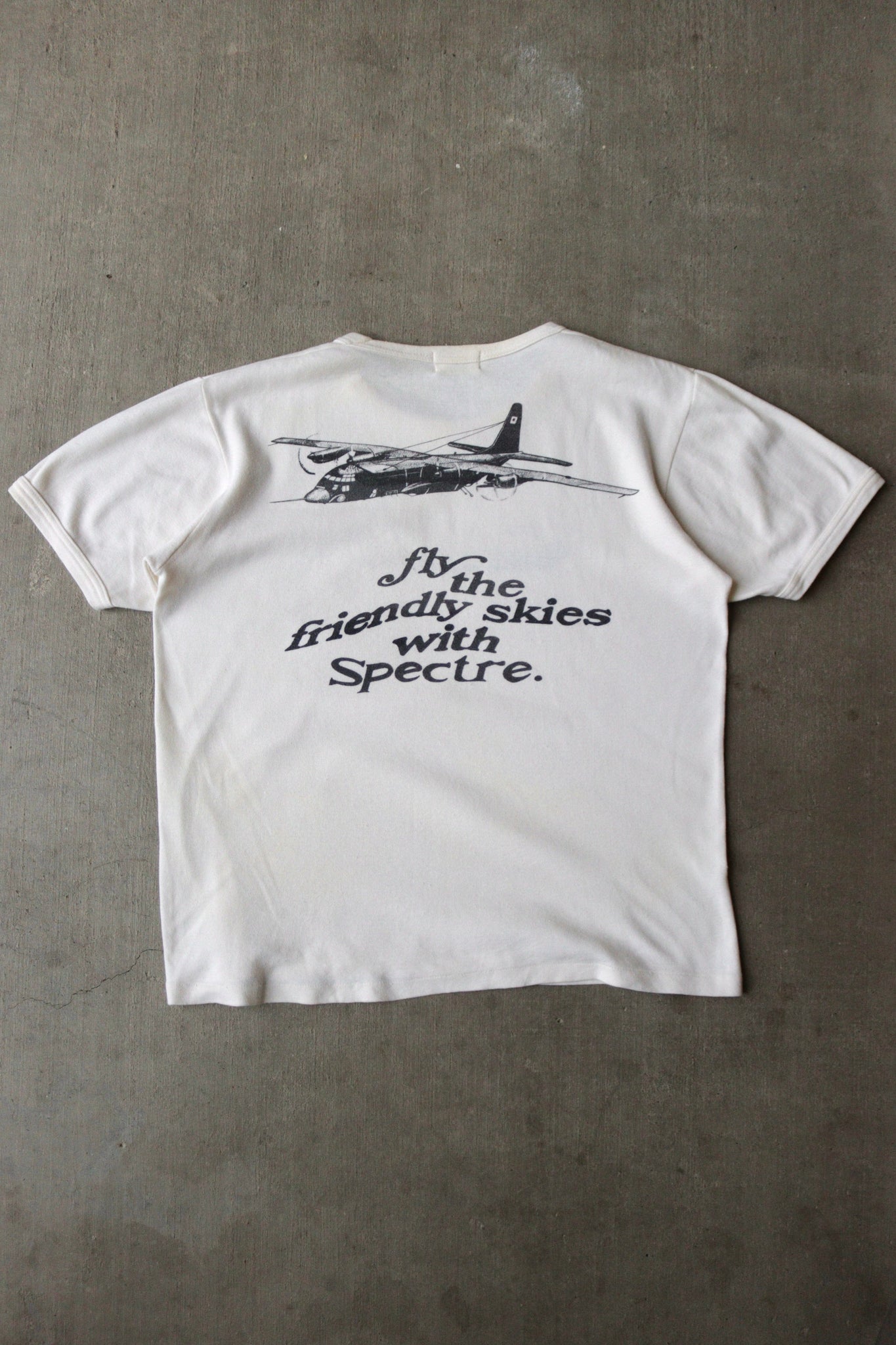 1970年代 USAF ベトナム戦争「スペクター」Tシャツ - M