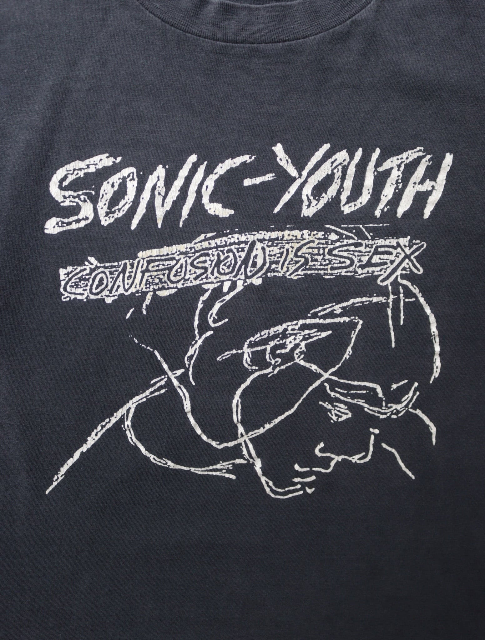 1990S SONIC YOUTH CONFUSION IS SEX BAND TEE