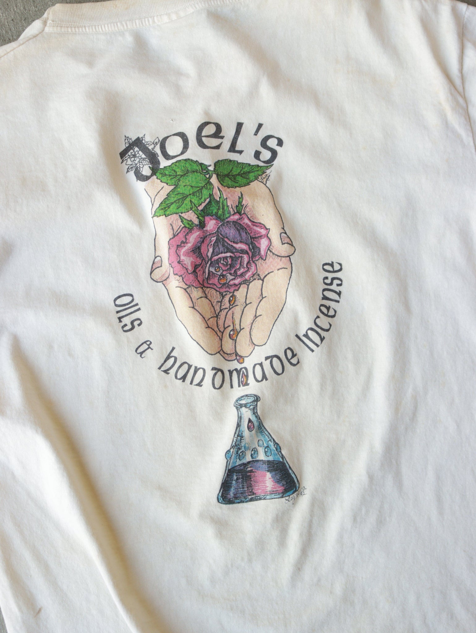 1992 'ALWAYS SMELL IT FIRST' ボクシー T シャツ - L