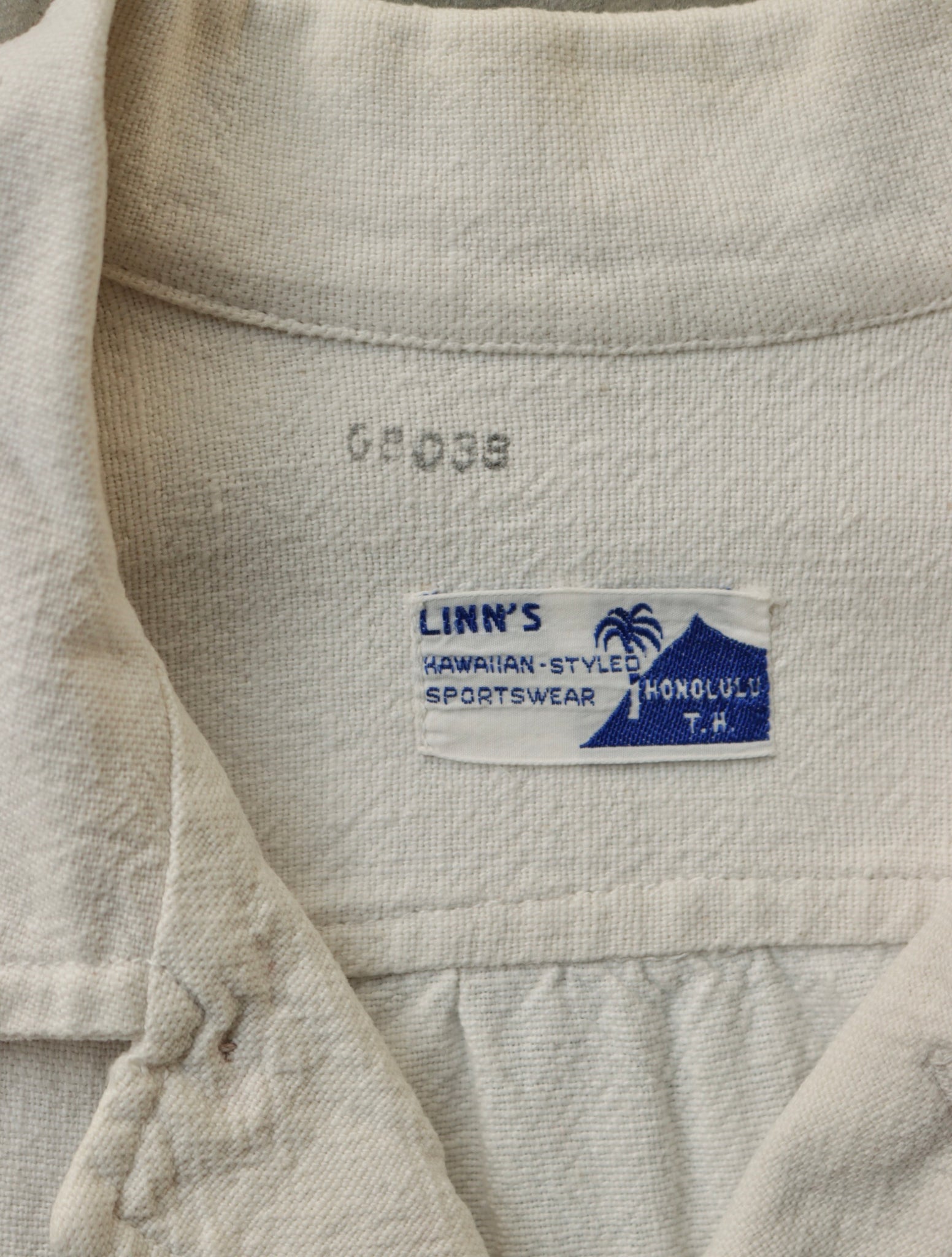 1940年代「LINN'S」ハワイアンリネンチョアジャケット