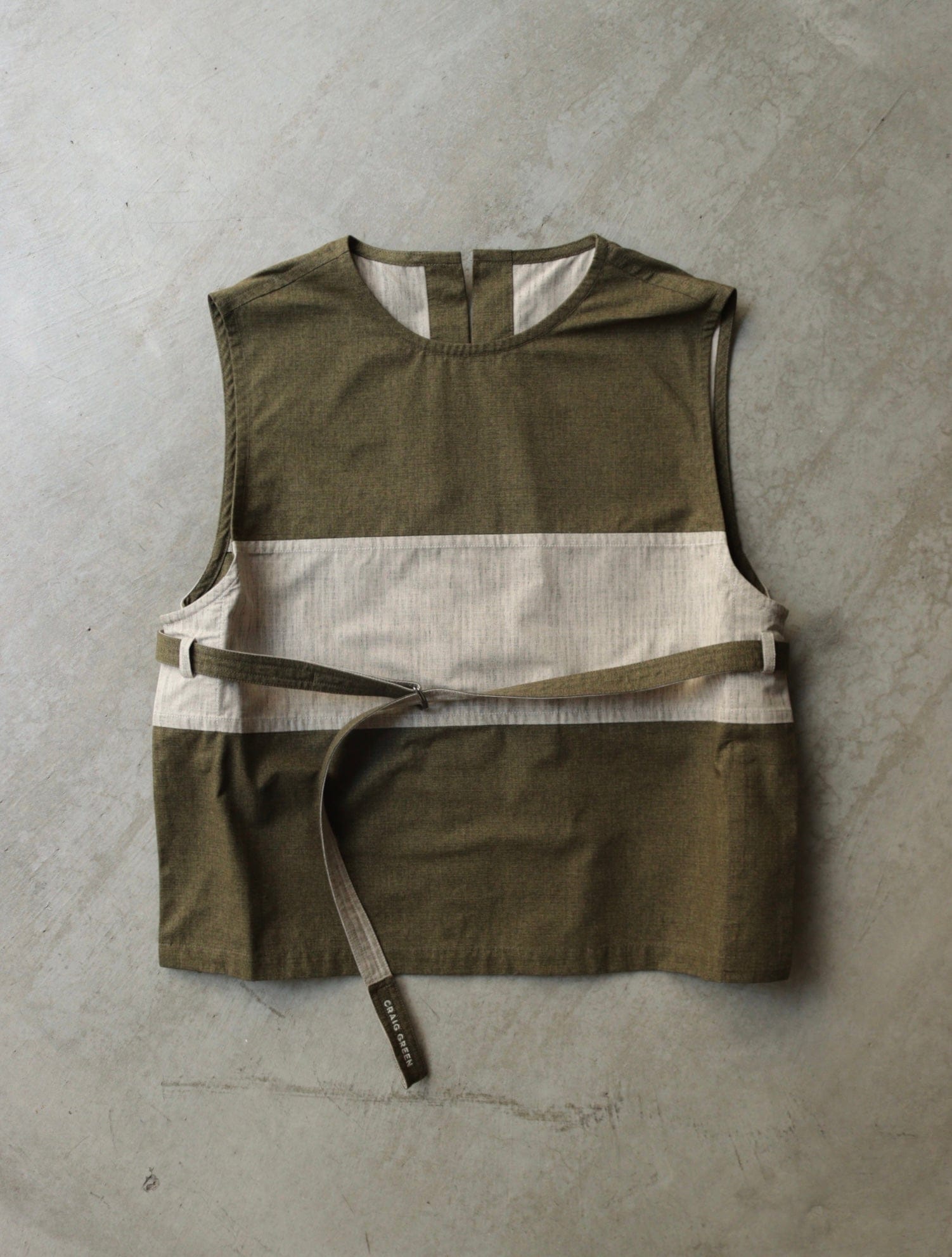 CRAIG GREEN AW21 CARGO VEST - TWO FOLD